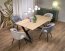 HENRY Extendable Dining Table Natural / Black