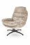 DARIO Lounge chair with footrest ( beige )