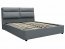 AURORA 140 Dark Grey Bed with box