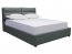 AURORA 140 Dark Grey Bed with box