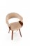 K545 Chair beige / walnut