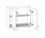 Sicilia G80C Wall cabinet with dish drainer