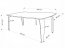 PEDRO Dining table walnut / black