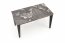 FELIX Dining table (extendable) gray marble / black