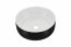 UM- CFP - 6259 Simple 8 white and black /BASIN 360x360x130 Раковина