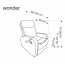 WONDER recliner Relaxsessel, Ruhesessel Mit Wippfunktion,Schwarz