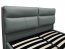 AURORA 160 Dark Grey Bed with box