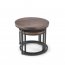 OREO Coffee table set walnut/black