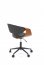 BILBO Office chair black / walnut