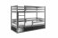 Erik-1 Bunk bed with mattress 190x80 graphite