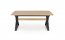 HENRY Extendable Dining Table Natural / Black