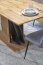 FABIANO Dining table (extendable) oak artisan / black