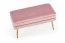 VELVA bench color: pink/gold