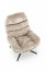 DARIO Lounge chair with footrest ( beige )