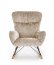 CASTRO Rocking chair beige