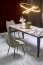 FELIX Dining table (extendable) gray marble / black