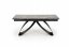 HILARIO Extendable table black marble / black