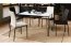 HAIRPIN STO Dinning table,white matte/black matte