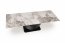 FERNANDO Dining table Extendable White marble / black