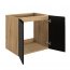 Ocean Black 82-60-2D Cabinet Under Washbasin 60 cm 2 Doors