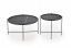 JULIETA Coffee table set black marmor / black