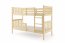 Kasper 2 Bunk bed with mattress 190x90 pine