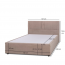 FRO SOL LOZ P/160-MON BEZ/233-01 160x200 Bett mit Box