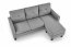 GERSON sofa with ottoman, color: grey