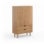 Simona PRHSIM05 Linen closet,solid oak