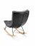 INDIGO rocking chair dark grey/black