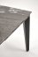 FELIX Dining table (extendable) gray marble / black