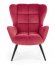 TYRION Armchair dark red