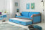 David II 190x80 Twin bed with mattress graphite