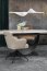 FERNANDO Dining table Extendable White marble / black