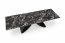 HILARIO Extendable table black marble / black