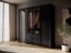 KELLY 4D RM Black Kleiderschrank