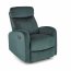 WONDER recliner with rocking function, dark green