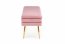 VELVA bench color: pink/gold