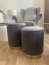 MONTY set of two stools: color: grey