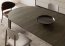 PLOT PT-05 (90-210 cm) Round extending dining table,dark oak