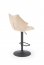 H122 Bar stool, black/beige