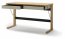 OLLIE OL-06 Desk with two drawers,oiled oak/cashmere