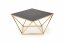 FELICIA Coffee table black marble / gold