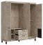 Mati-MT 16 Wardrobe with 5 doors and mirror