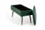 VELVA bench color: dark green/black