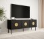 Palazzo RTV 150 3D TV cabinet Black mat/oak craft