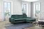 COLLIN Corner sofa (Velluto Jungle green 27)