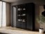 KELLY 4D RM Black Kleiderschrank