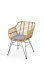 K541 Lounge chair natural / grey