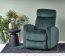 WONDER recliner with rocking function, dark green